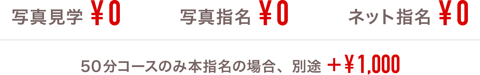 写真見学無料 写真指名0円 ネット指名0円